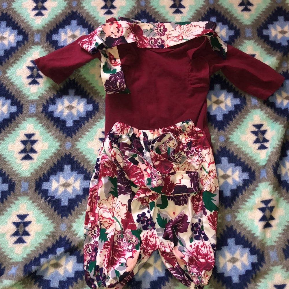 3 piece mc hammer foral set